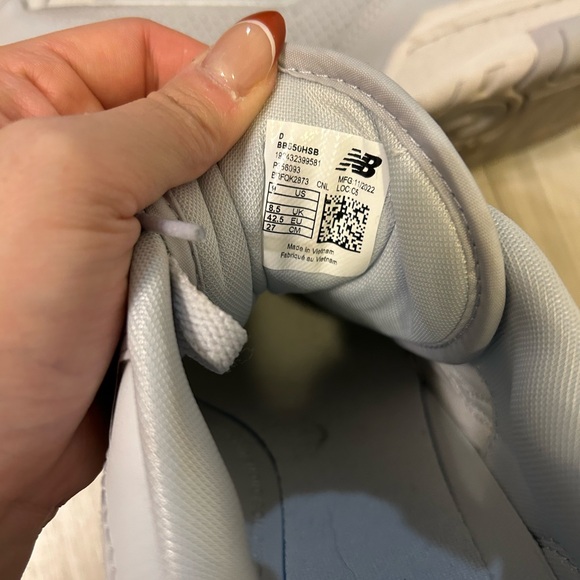 New Balance BB550 Gray Sneaker - Picture 7 of 8